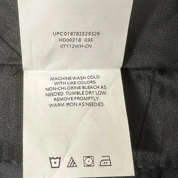 Haggar Men's 38x30 Medium Gray Classic Fit E-Clo Dress Pants Straight Leg NWT - Picture 6 of 6